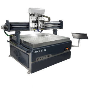 سی ان سی (CNC) آلومینیوم مدل K13 AL به همراه دو هد مستقل